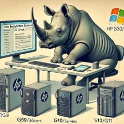 نحوه نصب سیستم‌عامل‌های Linux، Windows و ESXi بر روی سرورهای DL380/360 G8، G9، G10، G10 Plus و G11