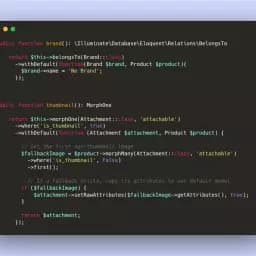 استفاده از متد withDefault در Eloquent برای حذف شرط‌های Null در ریلیشن‌ها